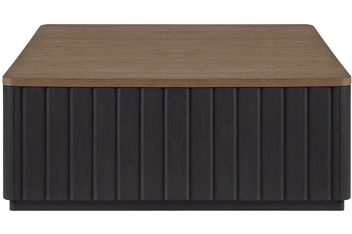Mesa de cóctel Channel con ruedas, color negro