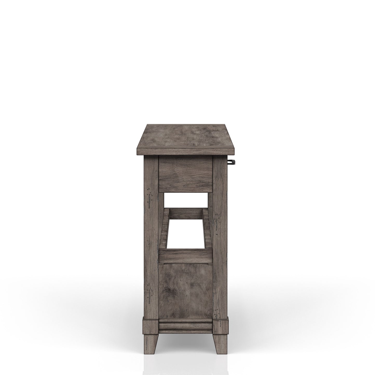 Consola con cajones para guardar botellas de vino - Gris