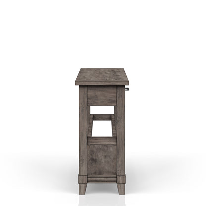 Consola con cajones para guardar botellas de vino - Gris