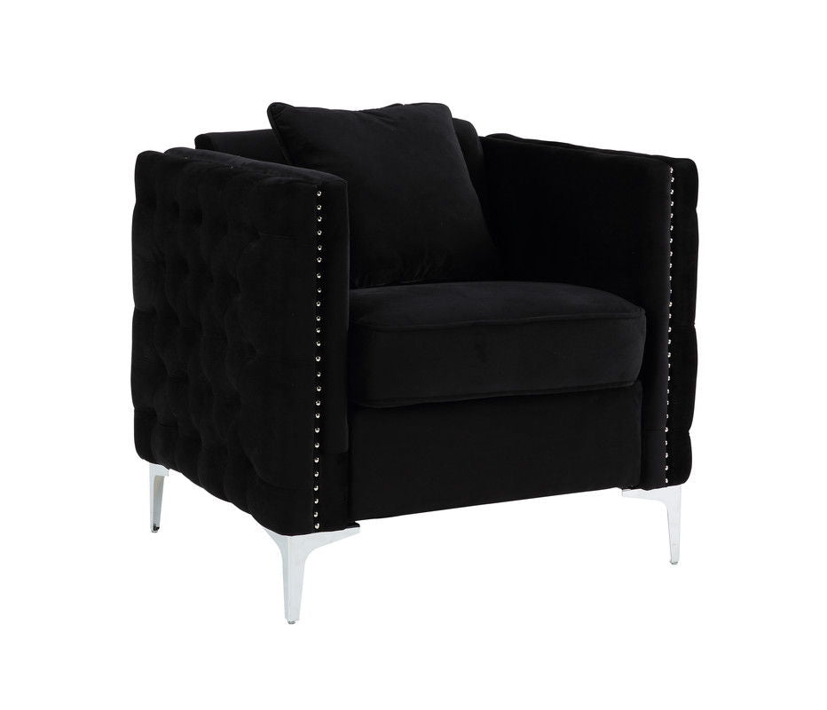 Bayberry - Silla de terciopelo con 1 almohada