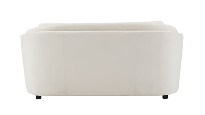 Mariko - Loveseat de lino con dos cojines - Beige