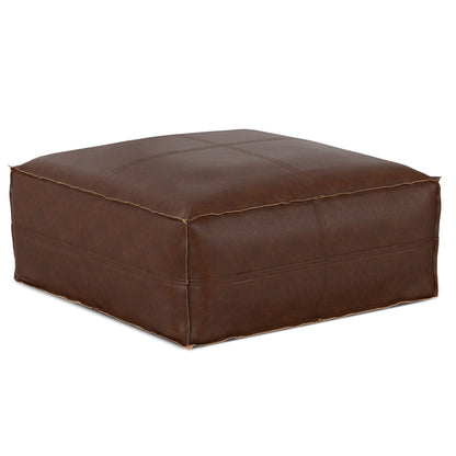 Brody - Puf cuadrado grande para mesa de centro