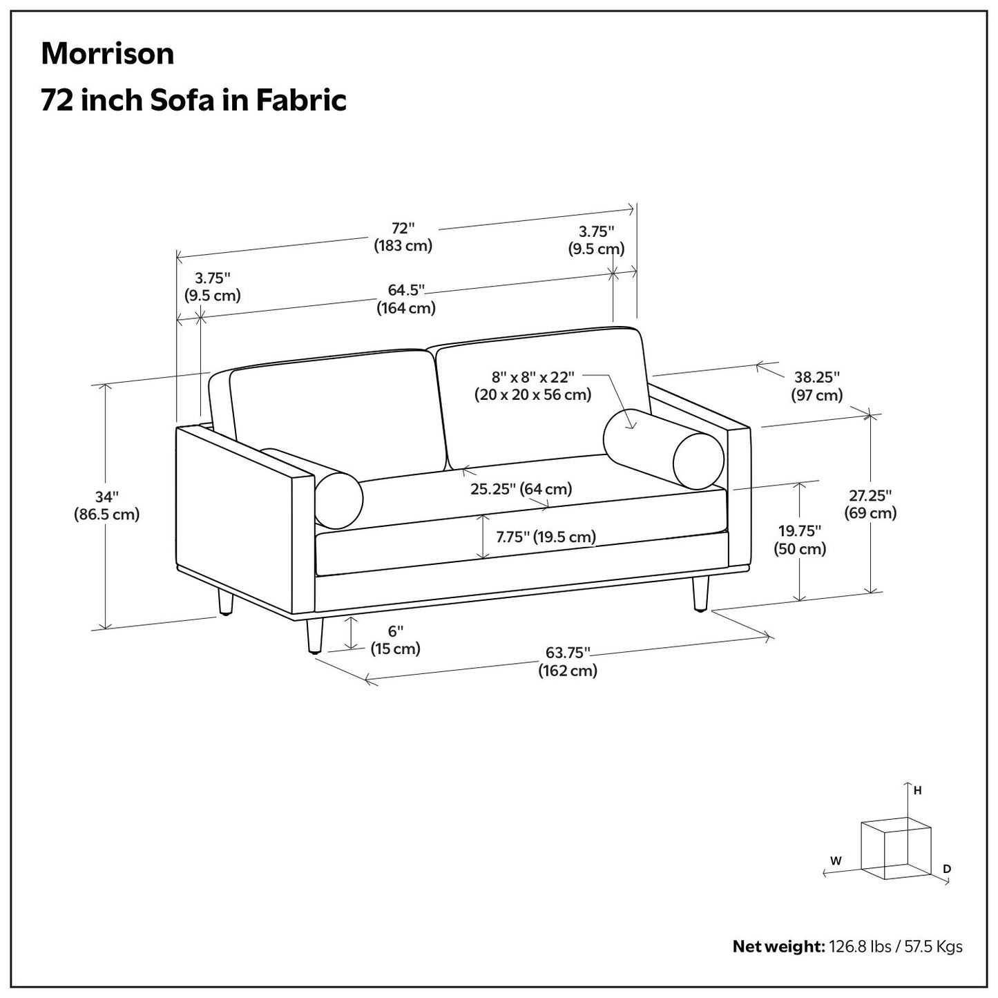 Morrison - Sofá tapizado