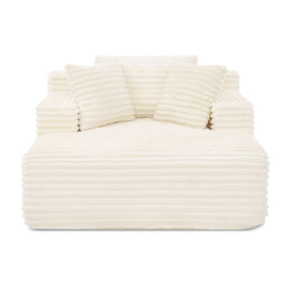 Chaise Lounge Sofa Bed With Deep Seat For Living Room