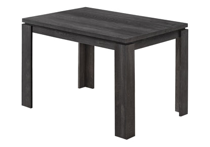 Mesa de comedor rectangular pequeña moderna y contemporánea