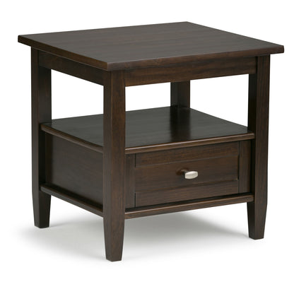 Mesa auxiliar Warm Shaker - Marrón tabaco