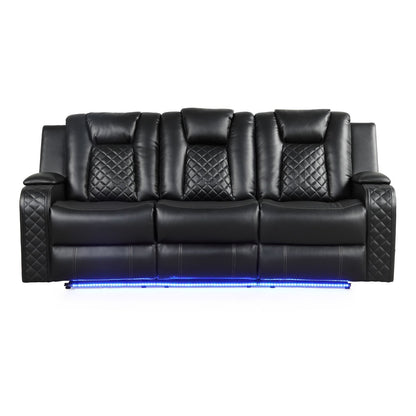 Benz - Power Reclining Sofa With LED Lighting