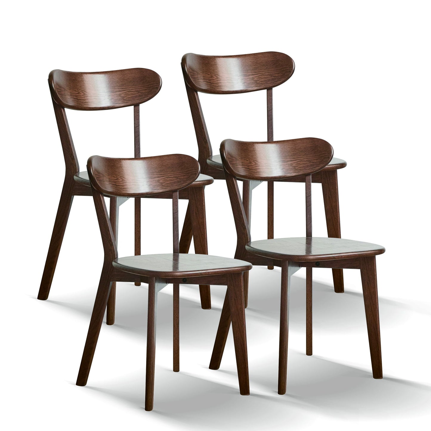 Silla de comedor sencilla, mesa sólida para sala de estar.