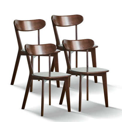Silla de comedor sencilla, mesa sólida para sala de estar.