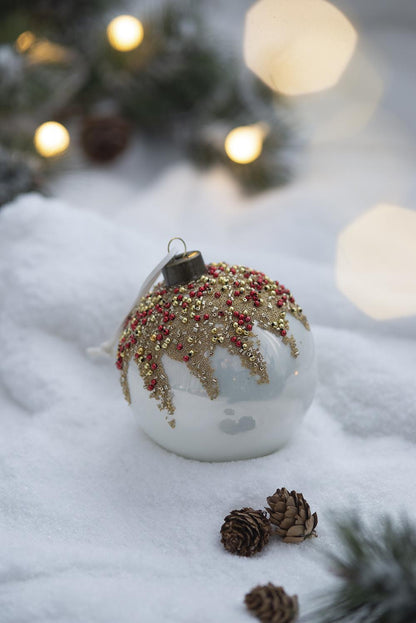 Christmas Ball Ornaments, Decorative Hanging Ball Christmas Tree Ornaments For Holiday Party Decorations