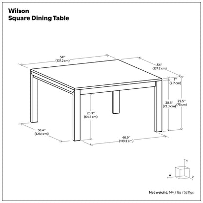 Wilson - Mesa de comedor artesanal
