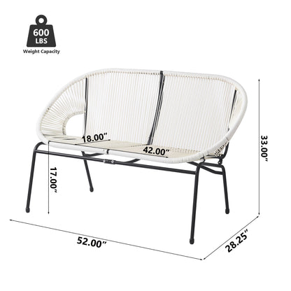 Condessa - Outdoor Patio Wicker Loveseat