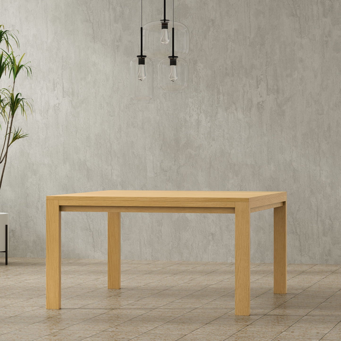 Wilson - Mesa de comedor artesanal