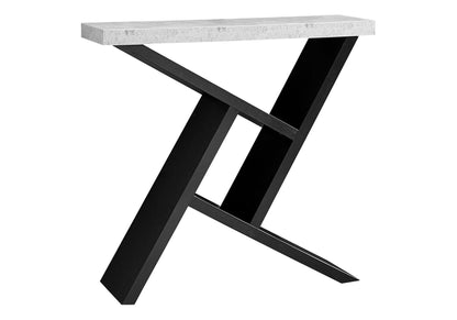 Mesa consola decorativa para entrada, amplia superficie, contemporánea y moderna.