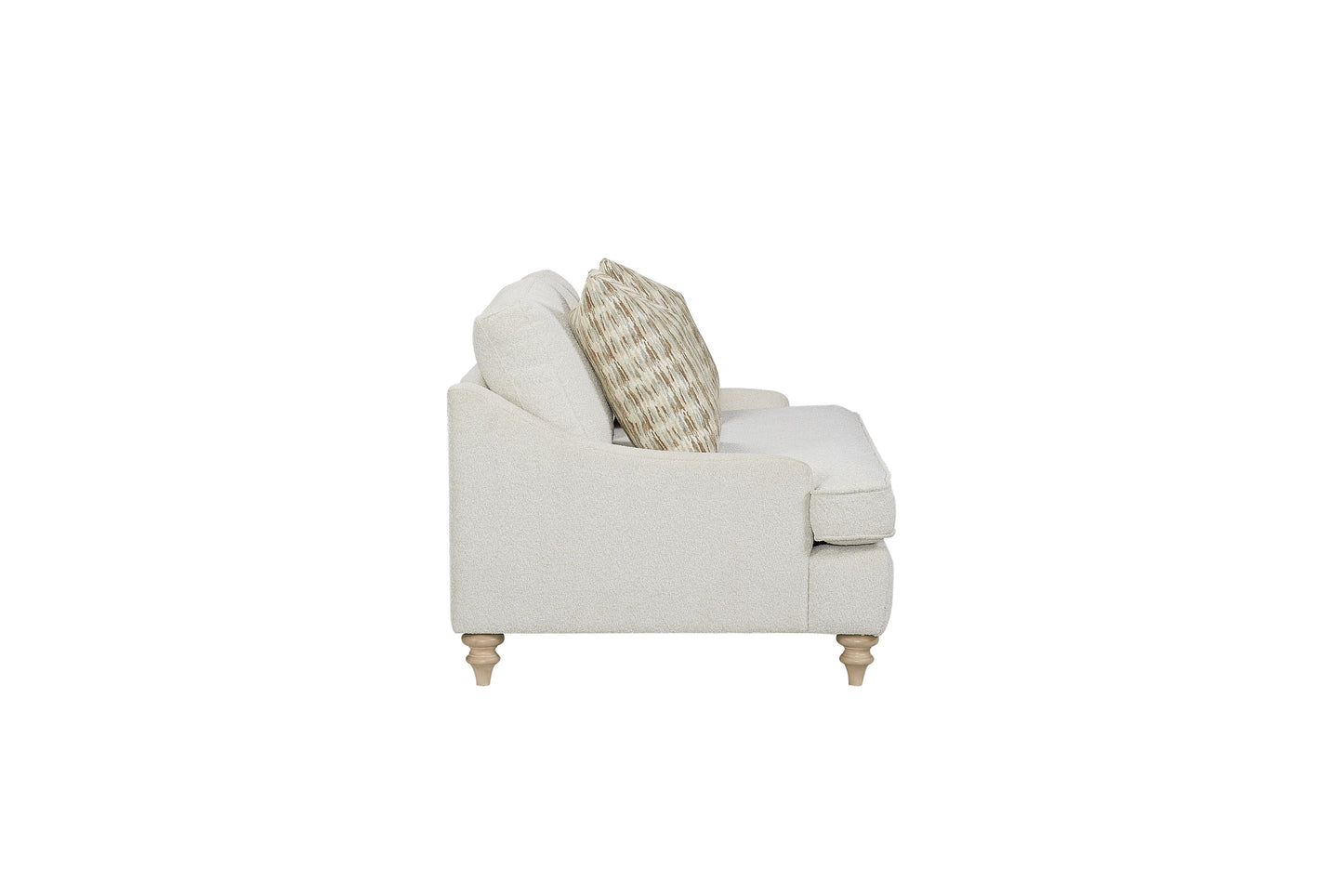 Loveseat reversible con dos cojines - Blanco roto