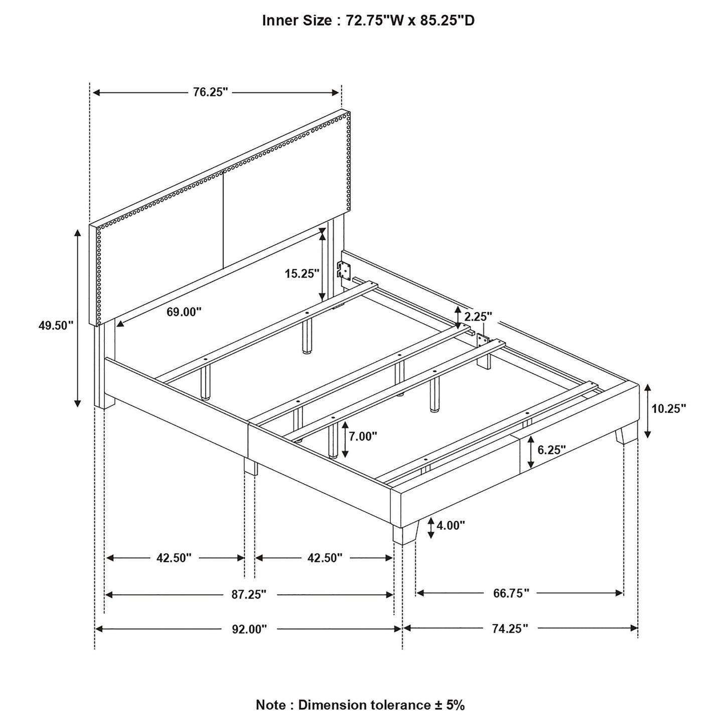 Guyancourt - Panel Bed