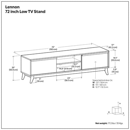 Lennon - Mueble de TV bajo hecho a mano