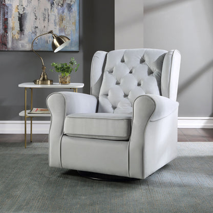 Zeger - Silla planeadora con asiento giratorio - Gris