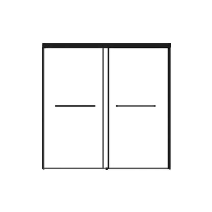 Semi-Frameless Double Sliding Shower Door