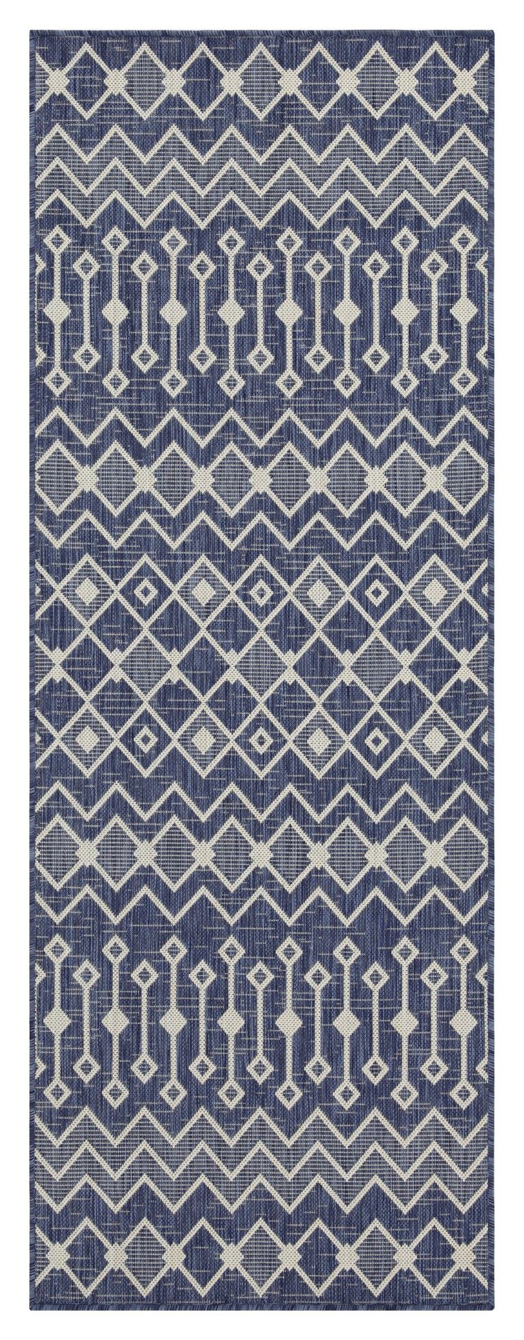 Sunshine - Alfombra de polipropileno para interior y exterior (2'7" x 7'3")