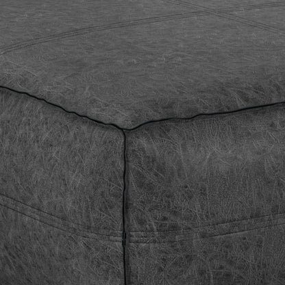 Brody - Puf cuadrado grande para mesa de centro