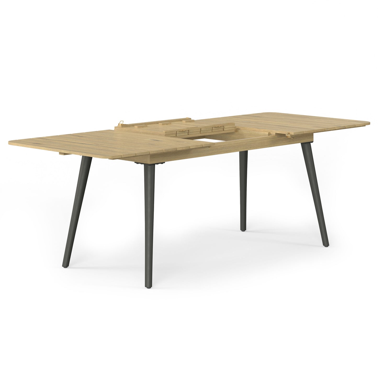 Mesa de comedor extensible para exteriores Beachside - Teca clara