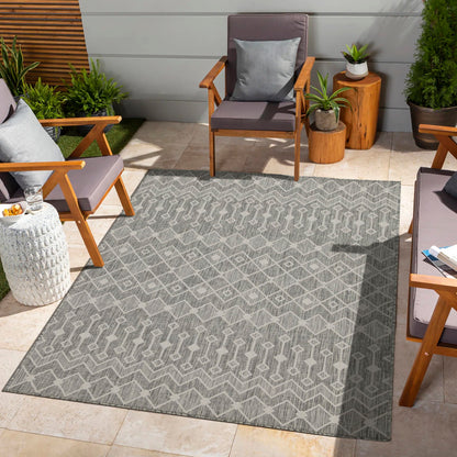 Sunshine - Alfombra de polipropileno para interior y exterior (2'7" x 7'3")