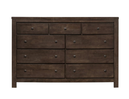 9 Drawer Dresser - Brown