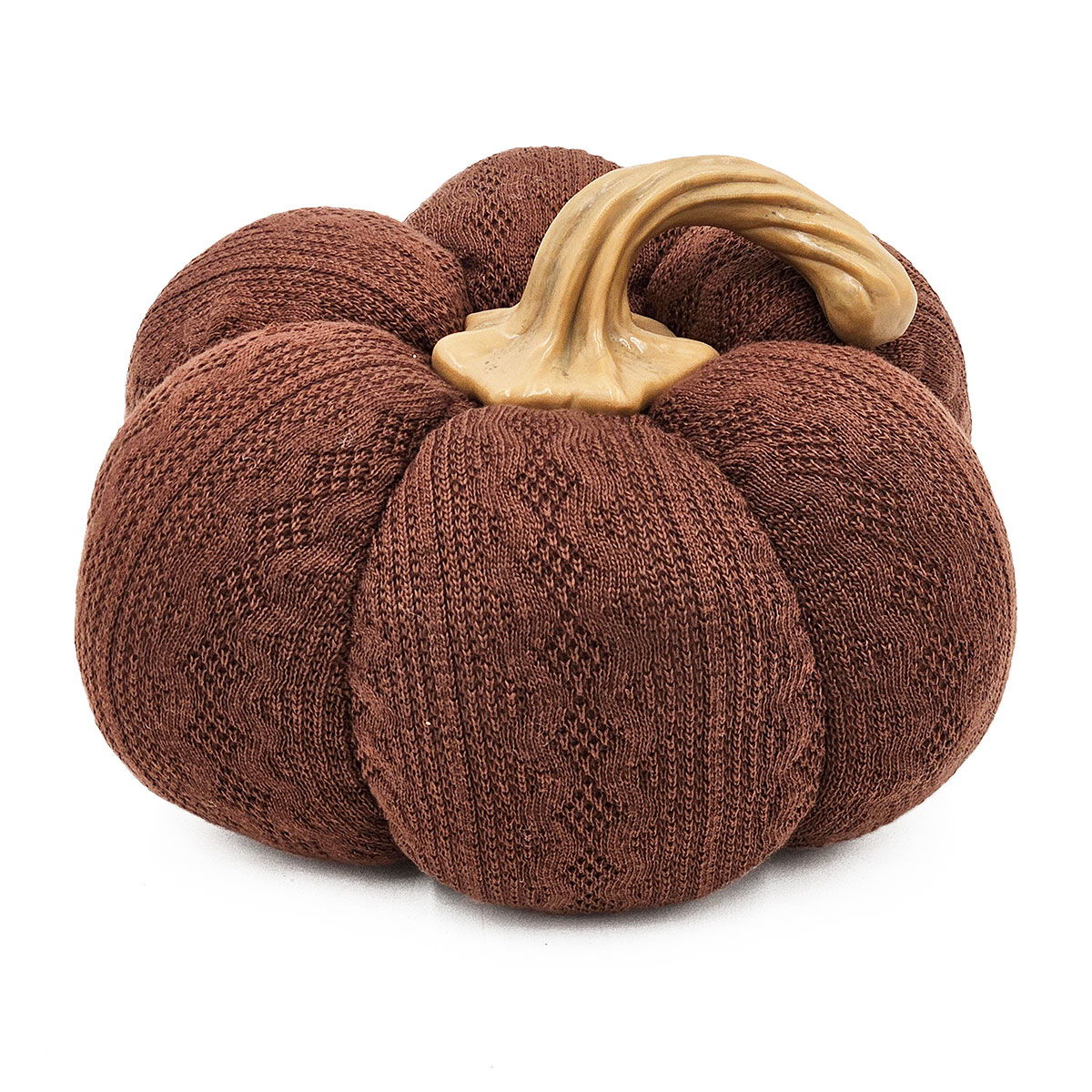 Adorno de calabaza para el Festival de la Cosecha, el Festival de Otoño y el Día de Acción de Gracias (juego de 2) - Marrón oscuro