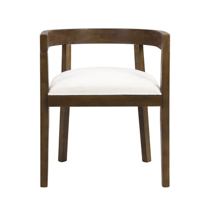 Contemporary Dining Chair Set With Armrests