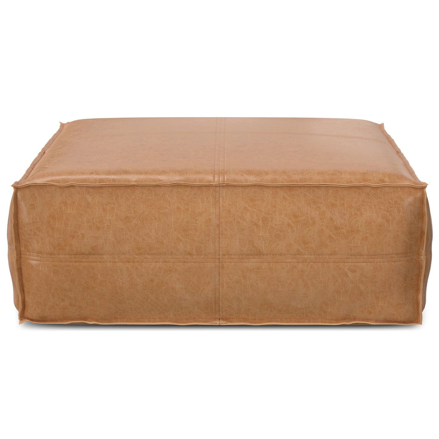 Brody - Puf cuadrado grande para mesa de centro