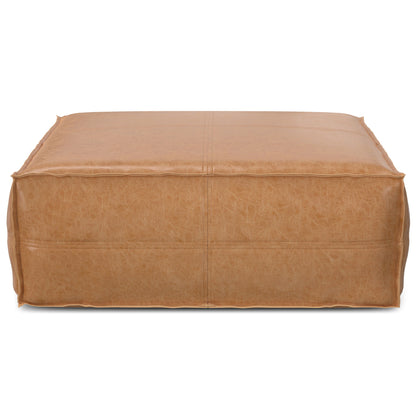 Brody - Puf cuadrado grande para mesa de centro