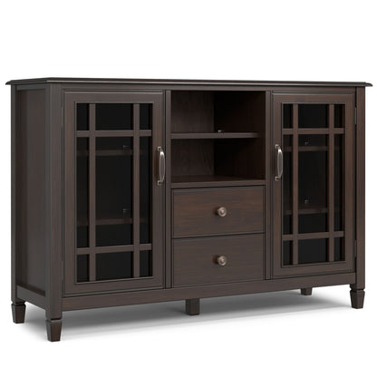 Connaught - Soporte de TV alto - Marrón