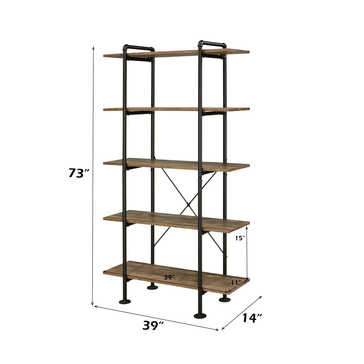 Nefo - Bookshelf - Oak