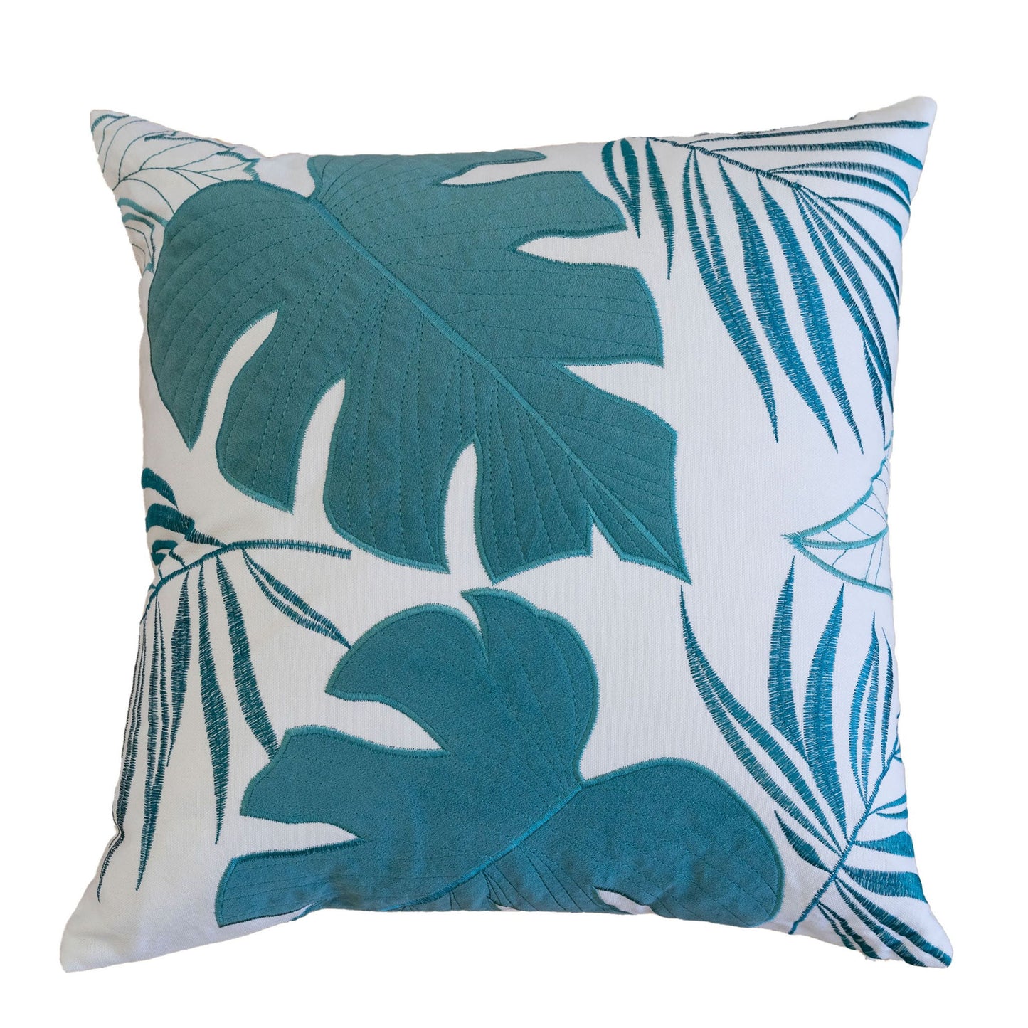 Autumn Vibes Leaf Accent Pillow