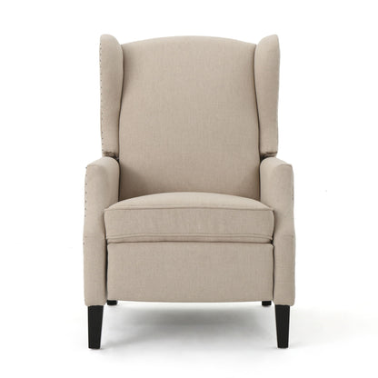 Westeros Wing Back Fabric Upholstered Recliner