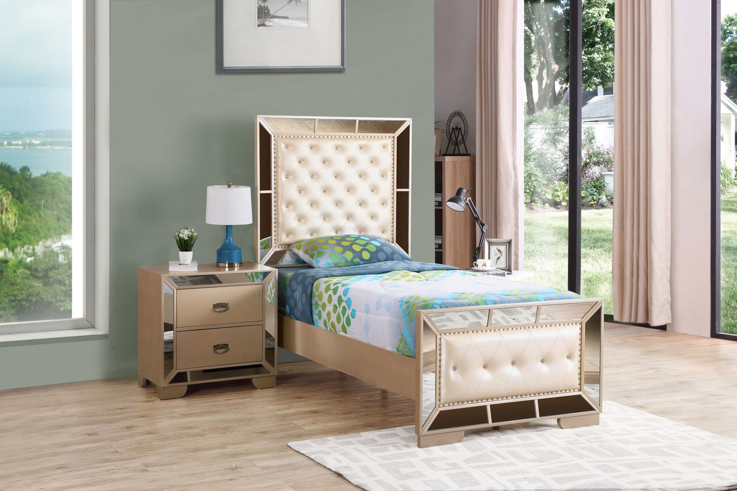 Stylish Contemporary Bed With Minimalist Design