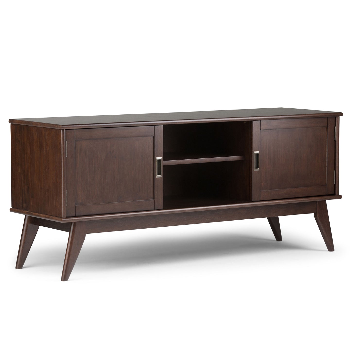 Draper - Mueble para TV bajo de mediados de siglo, hecho a mano