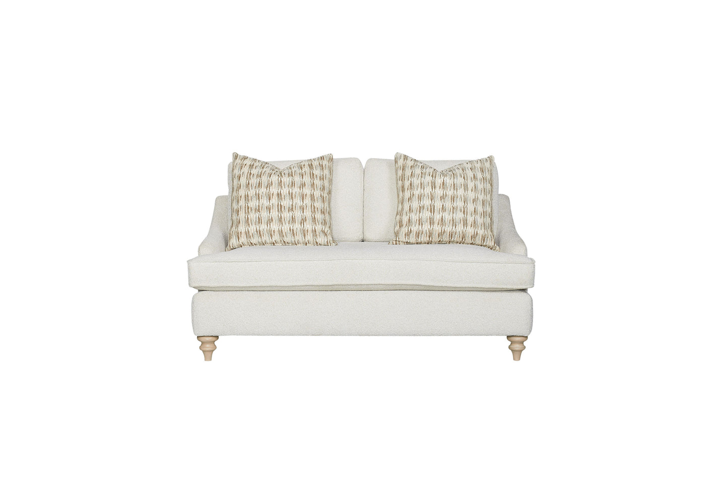 Loveseat reversible con dos cojines - Blanco roto