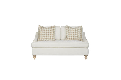 Loveseat reversible con dos cojines - Blanco roto
