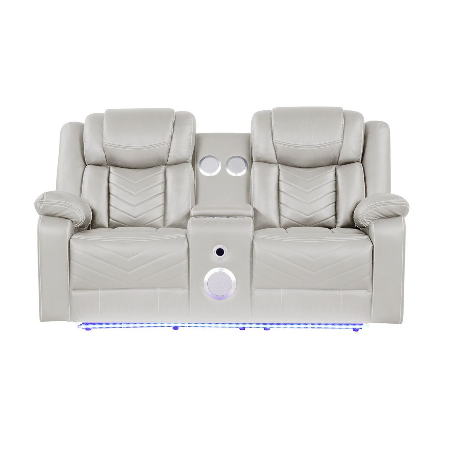 Challenger - LED Power Recliner Loveseat
