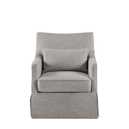 Traditional Design London Skirted Swivel Chair
