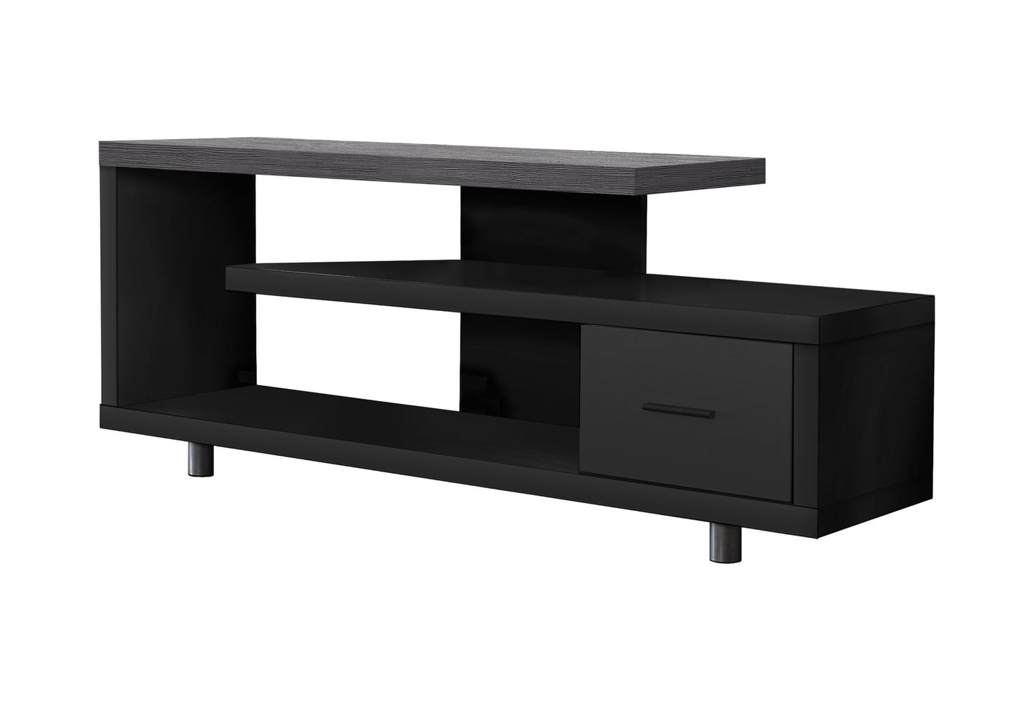 Mueble de TV, consola, mueble de almacenamiento para centro de entretenimiento multimedia, contemporáneo y moderno