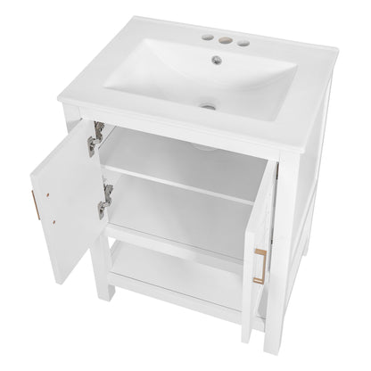 Modern Bathroom Vanity With Elegant Twill Design