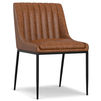 Melody - Silla de comedor tapizada versátil (juego de 2)