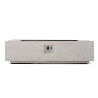 Modern Rectangle Fire Table 50, 000 Btu