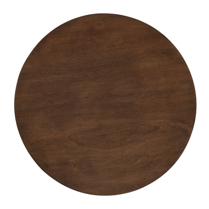 Loanna - Mesa auxiliar de color madera - Marrón