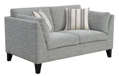 Loveseat - Gray - Wood