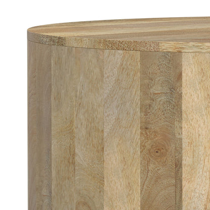 Millbury - Mesa de centro Drum - Natural