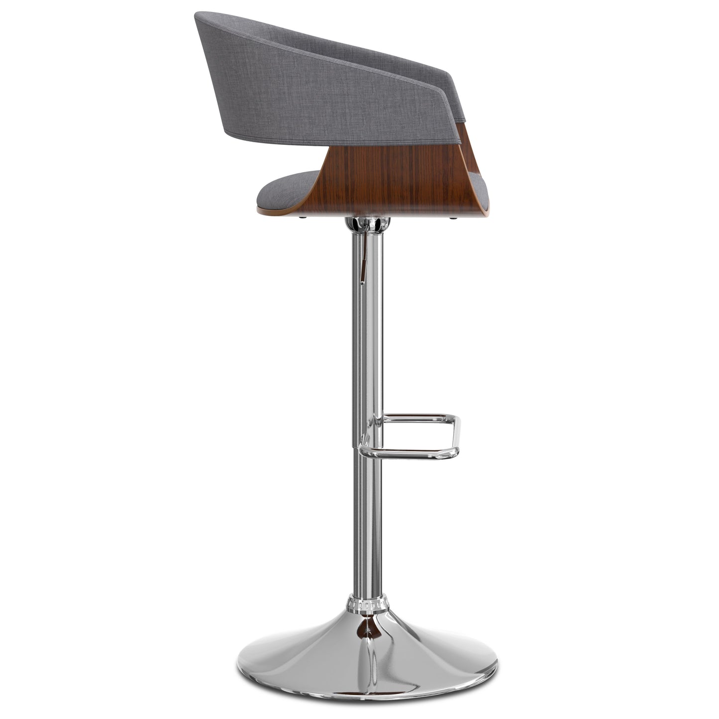 Lowell - Taburete de bar giratorio ajustable y multifuncional